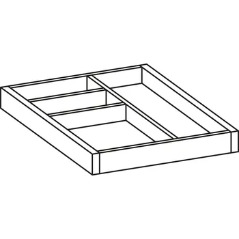 Nábytek LAUFEN ILBAGNOALESSI Organizační systém do zásuvky (Není k dispozici pro: 430121, 430221, 424053, 424151, 424152, 424360, 424450, 424500, 424470, 424520) 370x312, Bílá lesk - H4924020976311