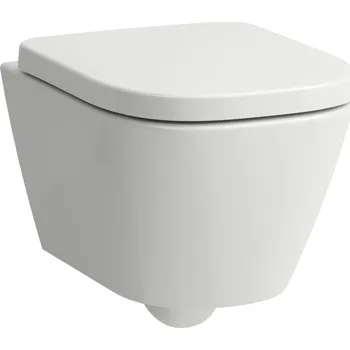 Klozet LAUFEN MEDA Závěsný klozet, 'Silent flush', rimless, hluboké splachování, advanced, compact 490x360, Bílá LCC (LAUFEN Clean Coat) - H8201134000001