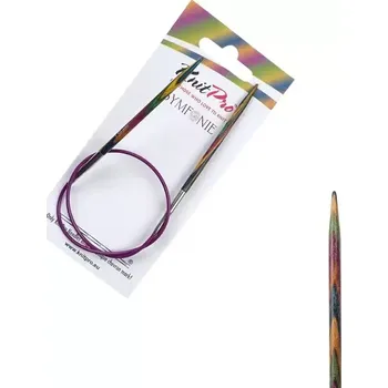 Jehlice KnitPro Symfonie kruhové fixní jehlice 3,5mm 40cm (KnitPro Symfonie kruhové dřěvěné jehlice 3,5mm 40cm)