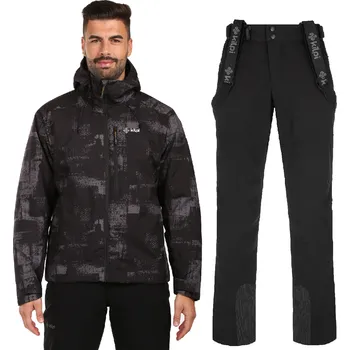 Pánský lyžařský komplet Tampa BLK 3XL + Rhea BLK 4XL