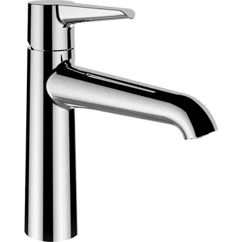 Vodovodní baterie LAUFEN PURE Umyvadlová stojánková páková baterie, pevný výtok 140 mm, bez automatické výpusti, chrom 265x245, no colour - HF901704100000