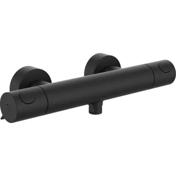 Vodovodní baterie LAUFEN THERM Sprchová nástěnná termostatická baterie 150 mm, bez sprchového příslušenství, PVD titan černý mat 360x200, no colour - HF506551428630