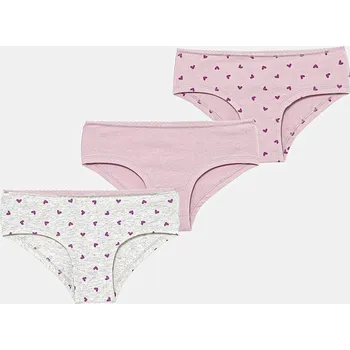 Kalhotky Dětské kalhotky United Colors of Benetton 3-pack růžová barva, 37CY0S02R 37CY0S02R.G.seasonal 30X, vel. 150