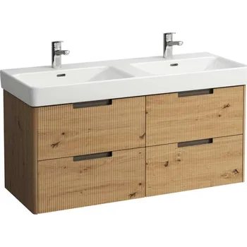 Koupelnový nábytek LAUFEN JUNA Skříňka pod umyvadlo, 4 zásuvky, pro umyvadlo PRO S H814966 1170x445, Divoký dub - H4115441092671