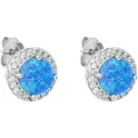 Jan Kos Jewellery Stříbrné náušnice opál MHT-2018/SL00