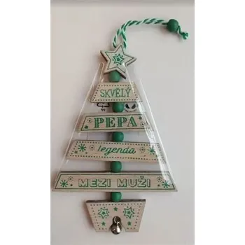 Vánoční dekorace ALBI Vánoční ozdoba - Pepa