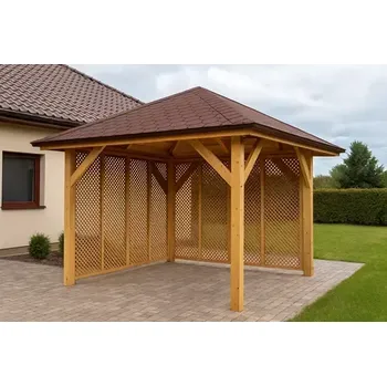 Pergola Dřevěná pergola Altán Borneo+Milano 265x265