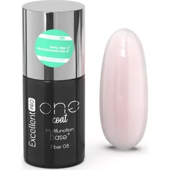Podkladová báze na tvář Excellent Pro Multifunction Fiber base 08, 7g – mléčně růžová podkladová báze se skelnými vlákny (extra pružná a odolná) (Podkladová báze se skelnými vlákny, mléčně růžová)