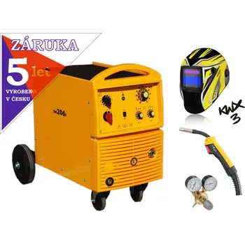 Svářečka Omicron OMI 206i 4-kladka + hořák Binzel + ventil + kukla, záruka 3+2 roky