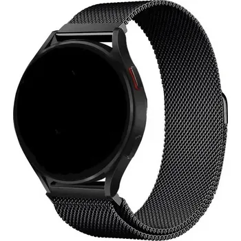 Řemínek na hodinky Enem Magnetický milánský tah - rychloupínací řemínek 22mm - Černý IR-AWGW-0344