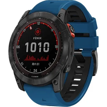 Řemínek na hodinky Odolný Garmin QuickFit řemínek 22mm - Navy Blue IR-AWGW-0261