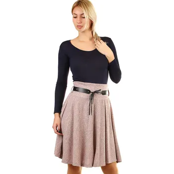 Dámská sukně TopMode Podzimní dámská áčková sukně ke kolenům 393922