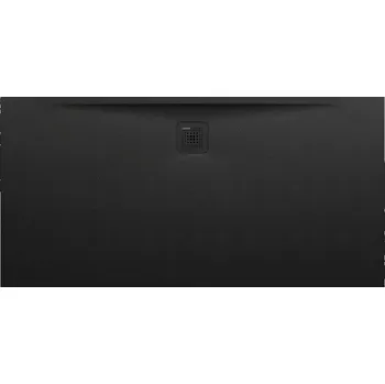 LAUFEN PRO Sprchová vanička, obdélníková, s odtokem na delší straně, materiál Marbond 1600x800, Černá - H2109540800001