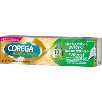 Dentální hygiena Corega Power Max Upevnění+Svěžest fixační krém 40g