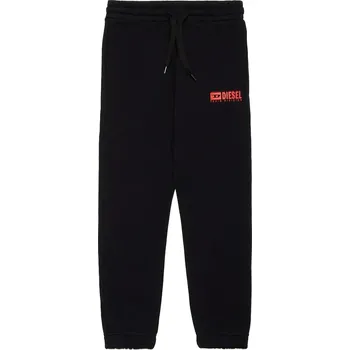 Dětské bavlněné tepláky Diesel PBASEL TROUSERS J02316 černá 99X, vel. 106