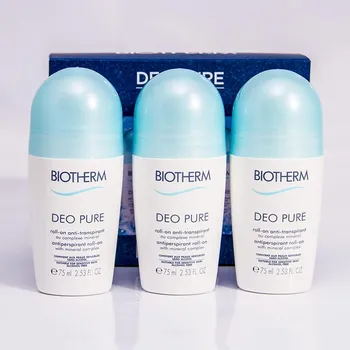 Dámský parfém Biotherm Deo Pure Roll-On Trio 3 x 75 ml