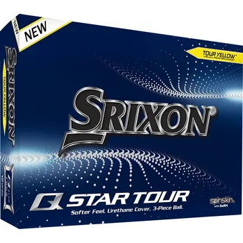 Golfový míček SRIXON Q-Star Tour 4 golfové míčky žluté (12 ks)