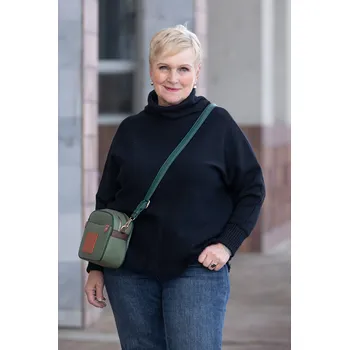 Dámský svetr Z STUDIO Svetr s chomoutem TAMSIN Barva: Černá, Velikost: UNI: L-2XL