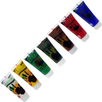 Karnevalový doplněk imago Barva na obličej v tubě, barva hnědá 30ml