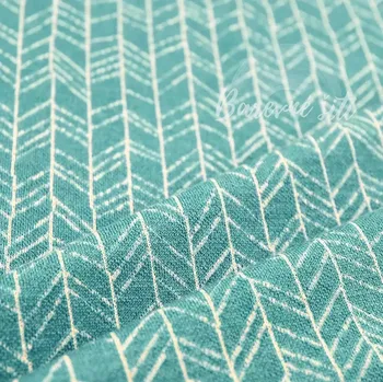 Merino Šipky aqua a krém (E) (Hebké merino oboulic )