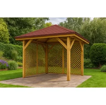 Pergola Dřevěná pergola Altán Borneo+Ester 265x265