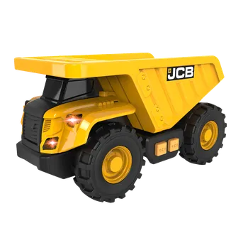 autíčko Alltoys JCB nákladní auto – sklápěčka na baterie se světlem a zvukem