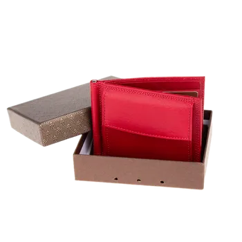 NovaKabelka.cz Dámská kožená peněženka 8112 Rosso