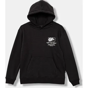 Chlapecká mikina Dětská mikina Vans Stockpile Pullover VN000PWXBLK1 černá 99X, vel. 129-139.5