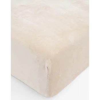 Prostěradlo Prostěradlo mikroplyš Deluxe do postýlky 60 x 120 cm - mandlové