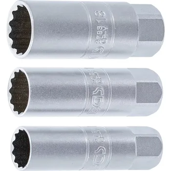 Bit Sada dvanáctihranných bitů,10 mm (3/8"), 14,16,18 mm, 3ks, BGS - B6858