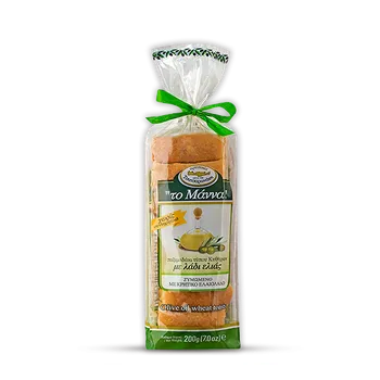 Krétské pšeničné suchary s olivovým olejem 200g TO MANNA