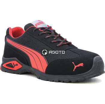 Pracovní obuv PUMA Madrid Low S1P černá pánská pracovní obuv Výprodej 41