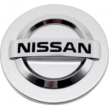 Poklice na kolo Krytky kol, pokličky na kola NISSAN 60mm stříbrná
