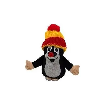 plyšák Krtek malý kulich červeno - žlutý 10cm