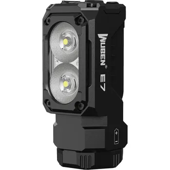 Svítilna Wuben E7 5000K BLACK svítidlo 1800lm, černá