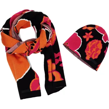 Desigual Dámská sada - čepice a šála Gift Box Flowerlis 24WAOA012000 + 2 měsíce na vrácení zboží