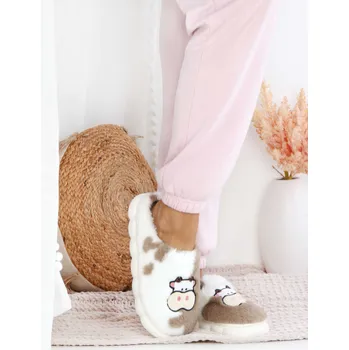 Dámské pantofle ADCZ Domácí papuče Kravičky 5811BR Velikost: 38