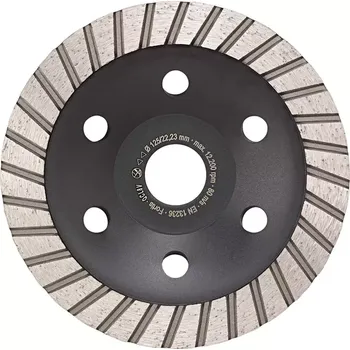 Brusný kotouč Diamantový brusný talíř Power Turbo Ø 125 mm 1-řadový Turbosegment vrtání 22,2 mm FORTIS