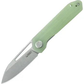 kapesní nůž KUBEY Royal Stonewashed 14C28N Čepel Jade G10 Linelock KU321R