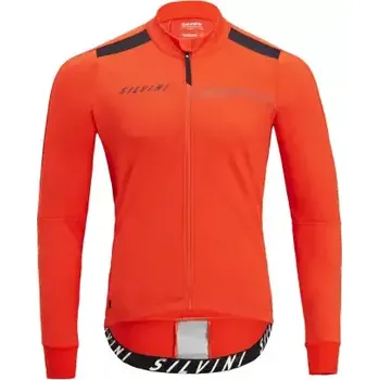 Cyklistická bunda Silvini Ghisallo pánská bunda Ruby/Cloud vel. XL