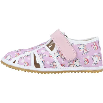 Dětská treková obuv Jonap HOME - fialová kočička NEW Velikost: 30