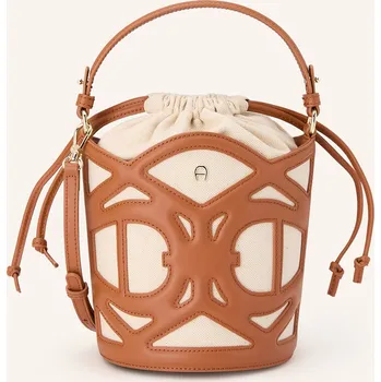 Kabelka Aigner Dámská Taška Azzurra Small, krémová / hnědá, one size