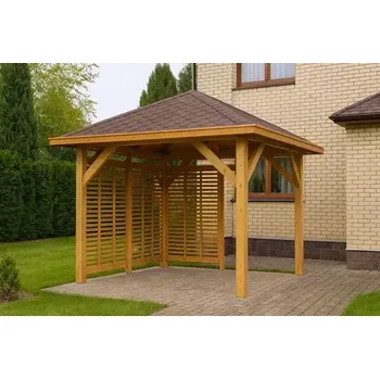 Pergola Dřevěná pergola Altán Borneo+Italia 265x265