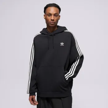 Pánská mikina Adidas Mikina S Kapucí Baggy Hoodie Černá L