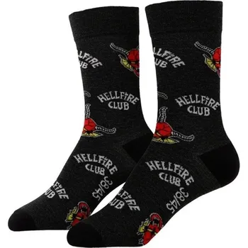 Ponožky Stranger Things - Hellfire Club AOP (38-45)