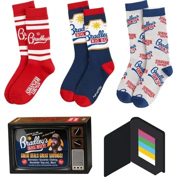 Ponožky Stranger Things - Bradley's Big Buy 3-Pack (38-45)