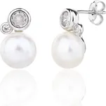 Jan Kos jewellery Stříbrné náušnice s perlou MHT-8028/SW00