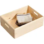 KESPER Víceúčelová dřevěná bedýnka, 40x30x14