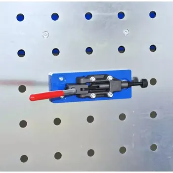 Dílenský lis Barth velký svislý upínač pro upnutí do rastru lisu