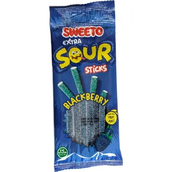 Bonbon Sweeto želé kyselé pendreky s ostružinovou příchutí 75g